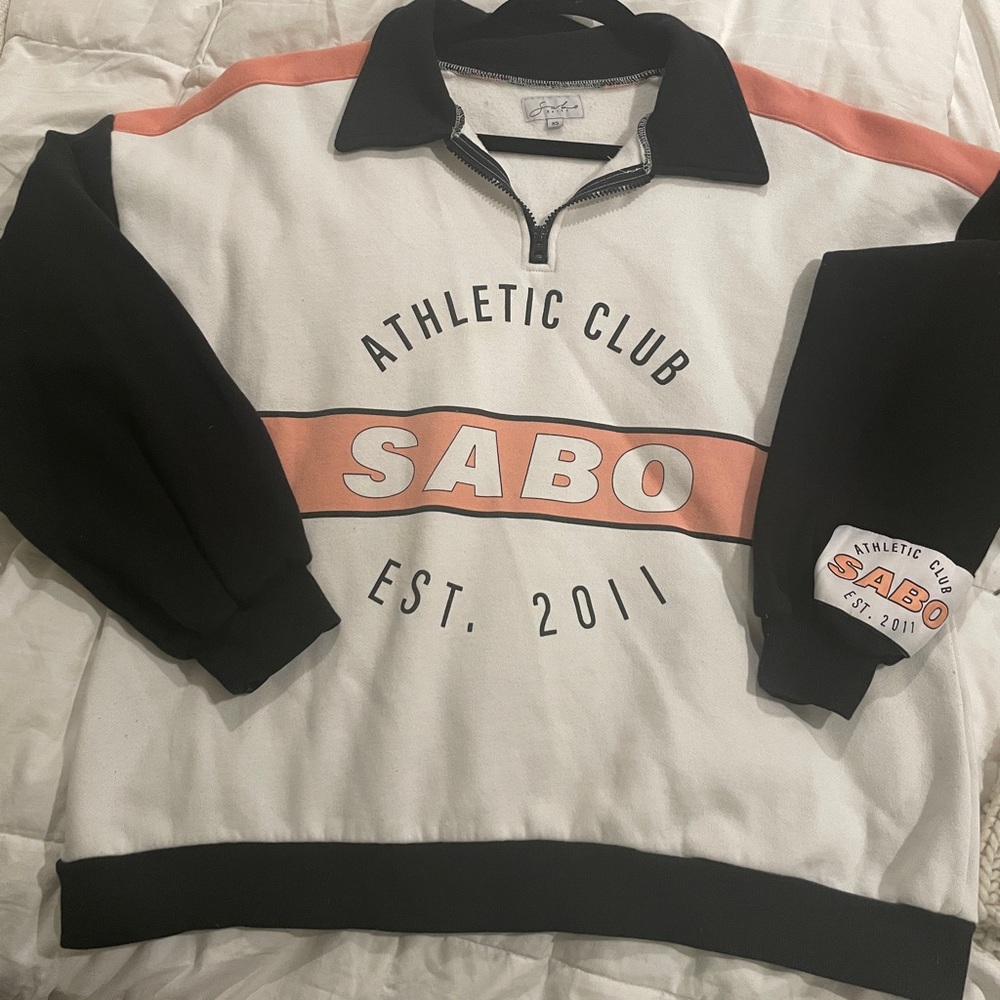 Collared zip up Sabo Sweater